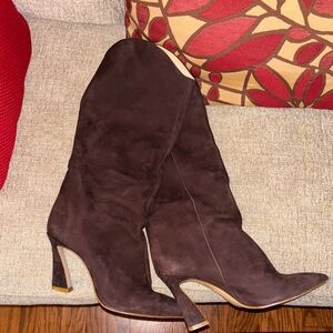 Schutz Dark Chocolate Boots